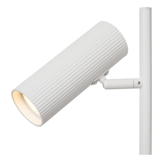 Blur witte vloerlamp met 2 kokers GU10