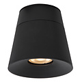 Trigger black conical ceiling spotlight GU10