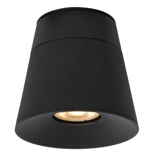Spot de plafond conique noir Trigger GU10