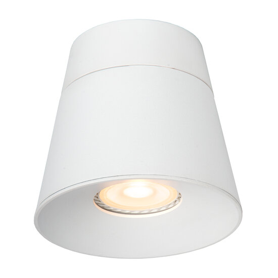 Trigger white conical ceiling spotlight GU10