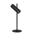 Lampe de table cylindre noire design Claude GU10