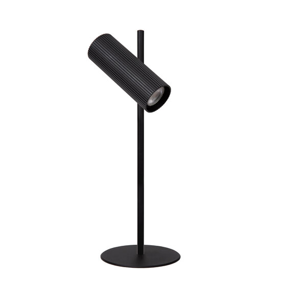 Claude design black cylinder table lamp GU10