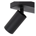 Spot de plafond double noir Rumba GU10