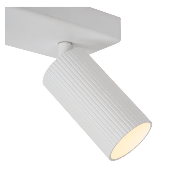 Spot de plafond double blanc Rumba GU10