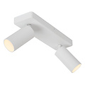 Rumba double white ceiling spotlight GU10