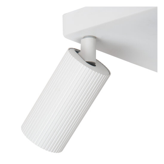 Spot de plafond blanc Rumba 4 lumières GU10