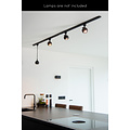 TRACK starterset - 1-fase Railsysteem / Railverlichting - 2 meter - Zwart