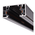 TRACK black surface-mounted rail 1-phase rail system rail lighting 1 meter