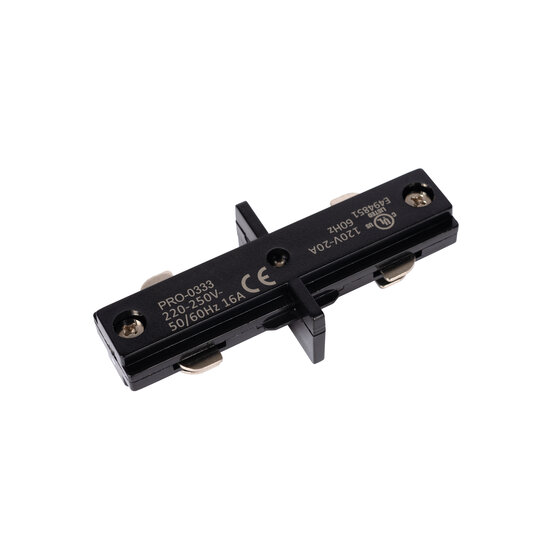 Conector TRACK I - Monofásico Sistema de carril / Iluminación de carril - Negro