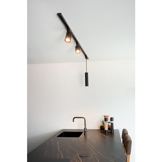 X-coupling piece TRACK 1-phase rail system rail lighting black