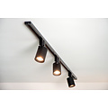 TRACK Ginel zwarte railspot 1-fase railsysteem railverlichting voor GU10-spot