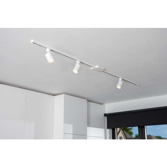 TRACK Foco de carril Ginel blanco sistema de carril monofásico iluminación de carril GU10