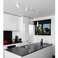 TRACK Ginel white rail spotlight 1-phase rail system rail lighting GU10