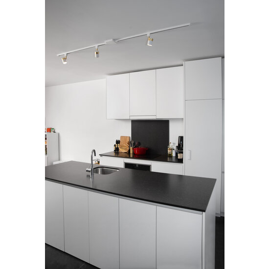 TRACK Flora rail spot 1 phase rail system rail lighting GU10 white and gold