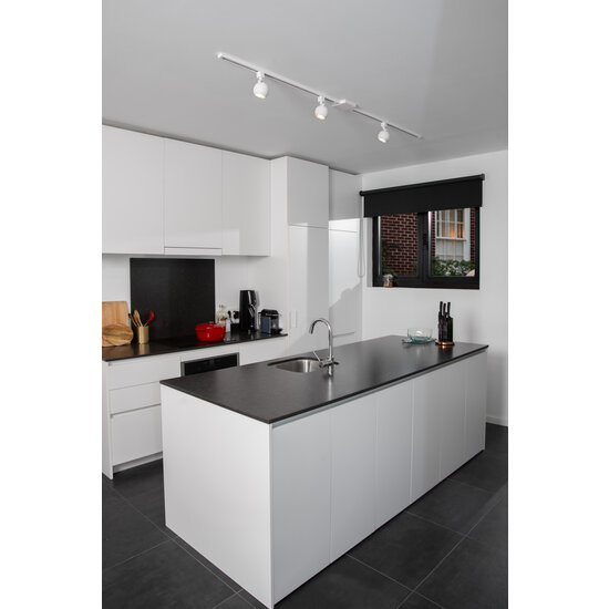 TRACK Foco de carril Forza blanco sistema de carril monofásico iluminación de carril GU10