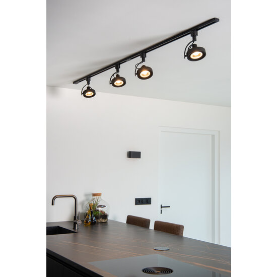 TRACK schwarz Dorine Schienenspot 1-Phasen-Schienensystem Schienenbeleuchtung AR111
