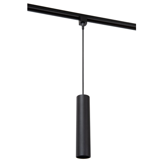 TRACK lampe suspendue Flora noire système de rail monophasé éclairage sur rail GU10