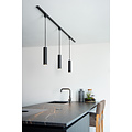 TRACK lampe suspendue Flora noire système de rail monophasé éclairage sur rail GU10