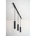 TRACK lampe suspendue Flora noire système de rail monophasé éclairage sur rail GU10
