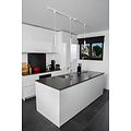TRACK witte Flora hanglamp - 1-fase Railsysteem / Railverlichting - 1xGU10