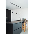 TRACK Rova hanglamp - 1-fase Railsysteem / Railverlichting - 1xGU10 - Zwart