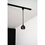 Lampe suspendue TRACK Rova - Système sur rail monophasé / éclairage sur rail - 1xGU10 - Noir