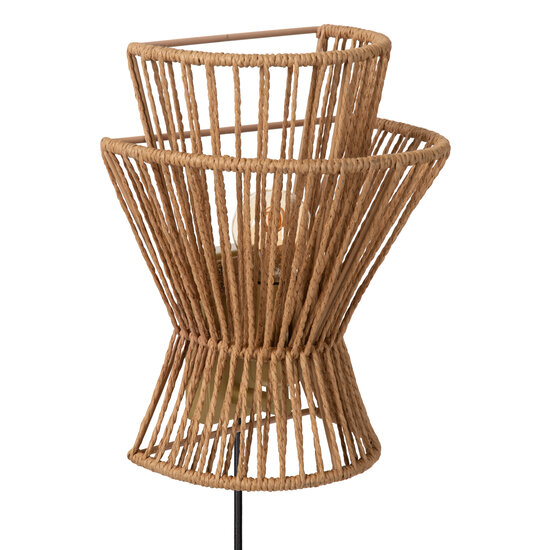 Wirio wandlamp rokvormig naturel E27