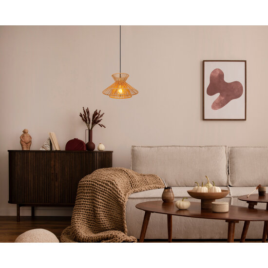 Jasmine single hanging lamp 1xE27 natural