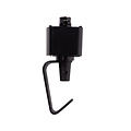 Adaptador para lámpara colgante TRACK - sistema de carril monofásico / iluminación sobre carril - negro