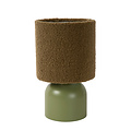 Waldo green/brown table lamp E27