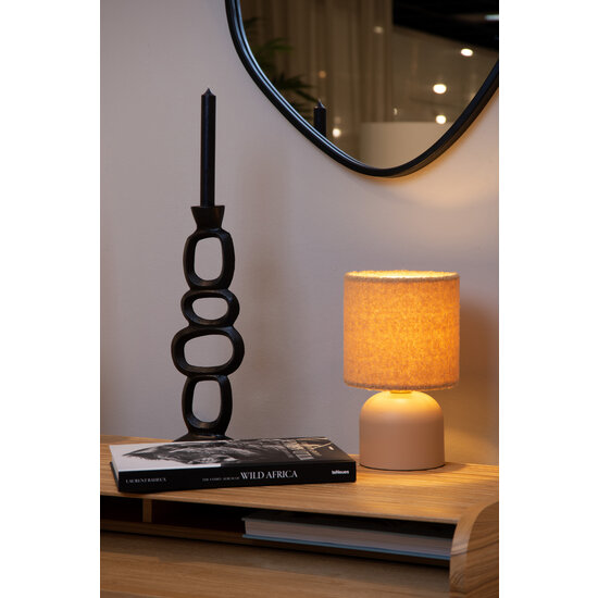 Waldo beige Tischlampe E27