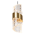 Adeline lange Hängelampe LED Dim. 5x7,8W 2700K Mattgold / Messing