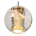 Colinda hanging lamp Ø 31 cm LED Dimming. 5x3.5W 2700K matt gold / brass