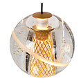 Colinda hanging lamp Ø 31 cm LED Dimming. 5x3.5W 2700K matt gold / brass