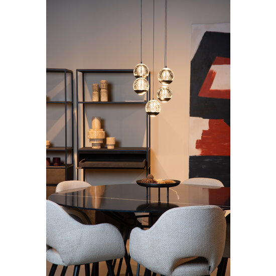 Baloo Hängelampe Ø 35 cm LED dimmbar. 5x5,2W 2700K Schwarz