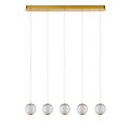 Cindy hanging lamp LED dimmable. 5x4.7W 2700K transparent