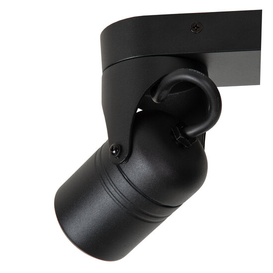 Oris spot double applique extérieur orientable 2xGU10 IP44 noir