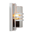 Pervo kleine witte wandlamp voor buiten 1xE27 IP44
