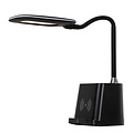 Lampe de bureau noire Atis LED dimmable 4,7W 3000K recharge sans fil