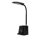 Lampe de bureau noire Atis LED dimmable 4,7W 3000K recharge sans fil