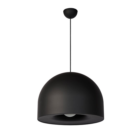 Norah black hanging lamp pendant E27 diameter 50 cm