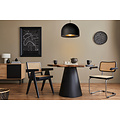 Norah black hanging lamp pendant E27 diameter 50 cm