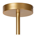 Terence brass ceiling lamp with 6 diagonal arms E27 gold