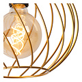 Zaida ceiling lamp matte gold round E27 25 cm diameter