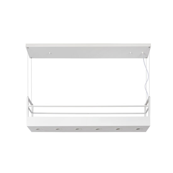 Mireille witte hanglamp 6xGU10