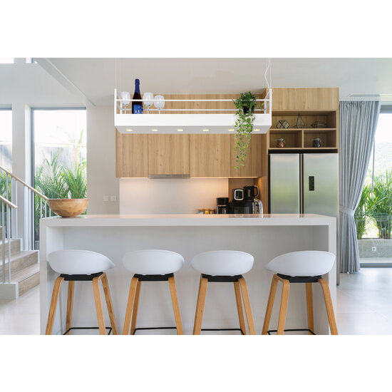 Mireille white hanging lamp 6xGU10