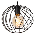 Zadar bol zwarte hanglamp 1xE27
