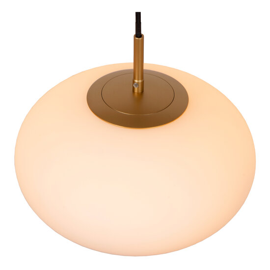 Stiletto round hanging lamp 3x E27 with brass