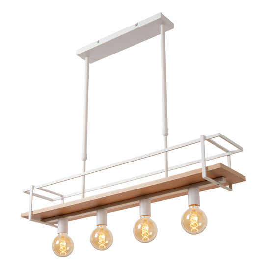 Ilona witte hanglamp 4xE27 wit