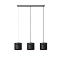 Rossy long hanging lamp 3xE27 black and gold